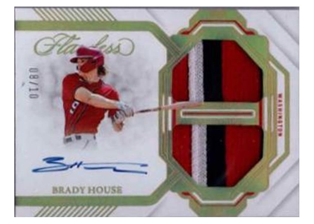 2023 Panini Flawless Dual Memorabilia Autographs Brady House #DMA-BH