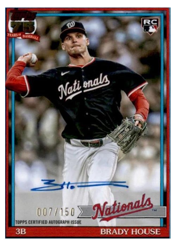 2026 Topps 1991 Topps Autographs Brady House #91A-HOU card