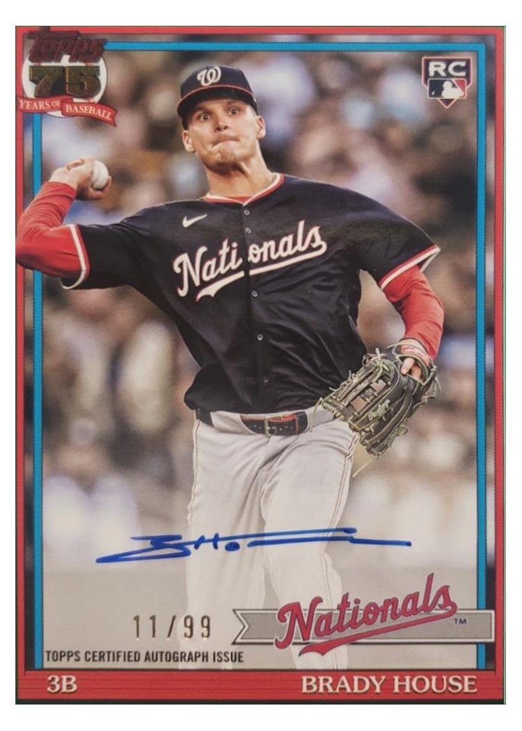2026 Topps 1991 Topps Autographs Brady House #91A-HOU card