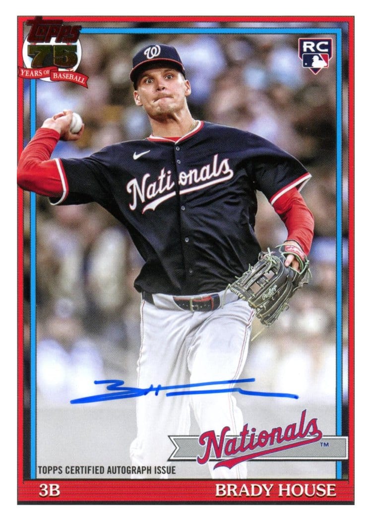 2026 Topps 1991 Topps Autographs Brady House #91A-HOU card
