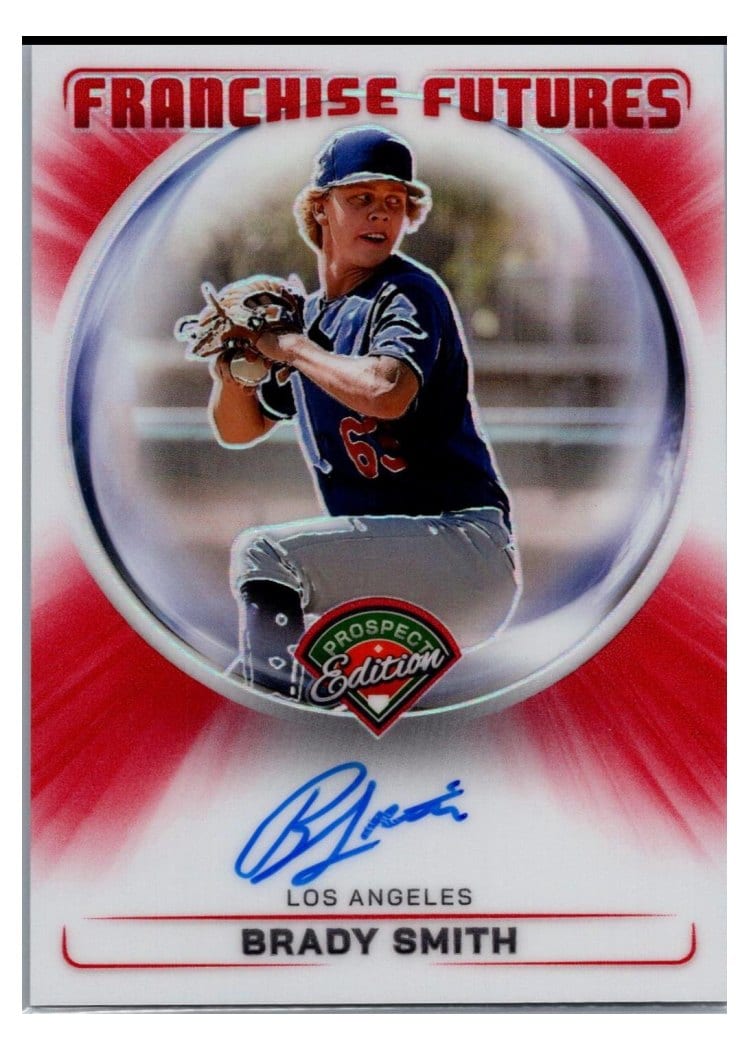 2024 Panini Prospect Edition Franchise Futures Signatures Brady Smith #9 card