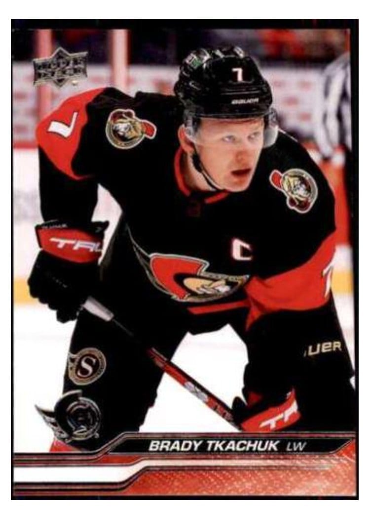 2023-24 Upper Deck Base Set Brady Tkachuk #126 card