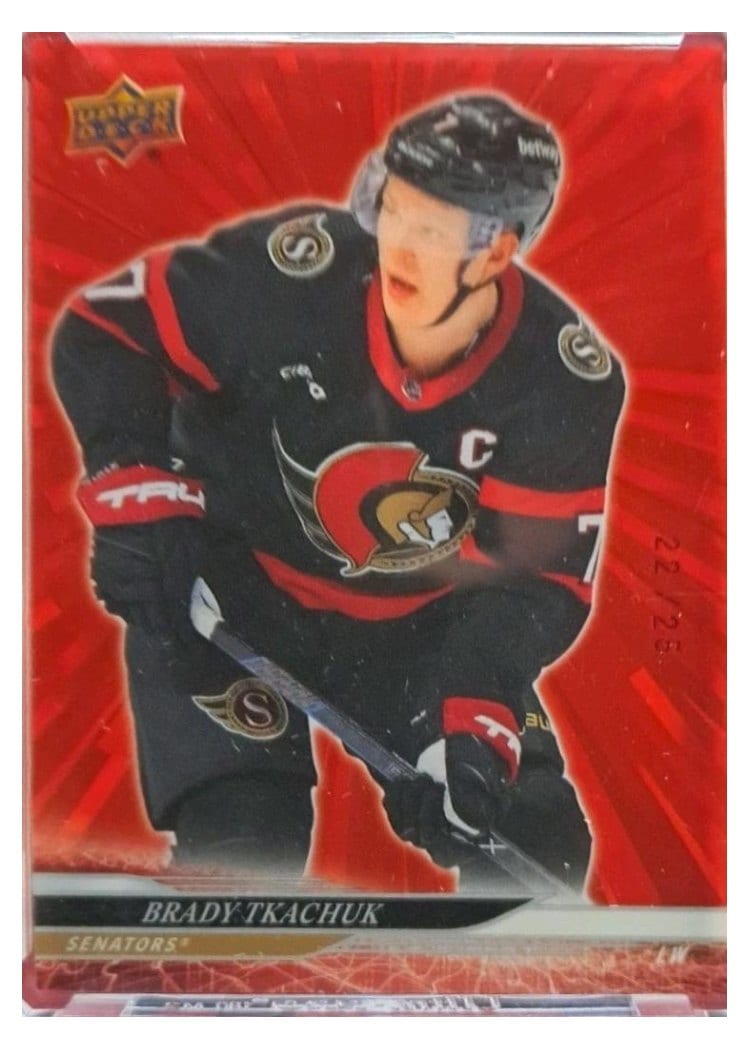 2024-25 Upper Deck Base Set Brady Tkachuk #368 card
