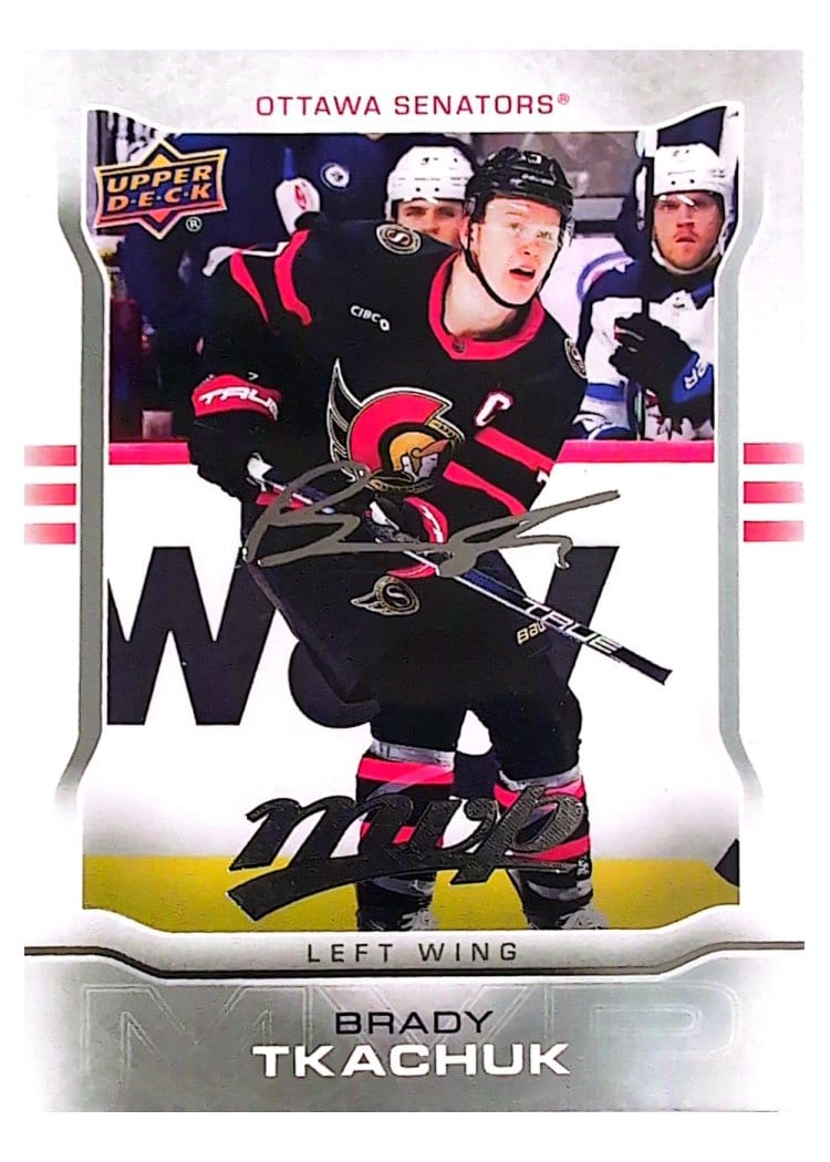2024-25 Upper Deck MVP 2014-15 10th Anniversary Brady Tkachuk #MR-10 card