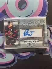 2024-25 Upper Deck The Cup Scripted Swatches Brady Tkachuk #SS-BT card