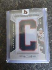 2025-26 Upper Deck Black Diamond Captains Patches Brady Tkachuk #CP-BT card