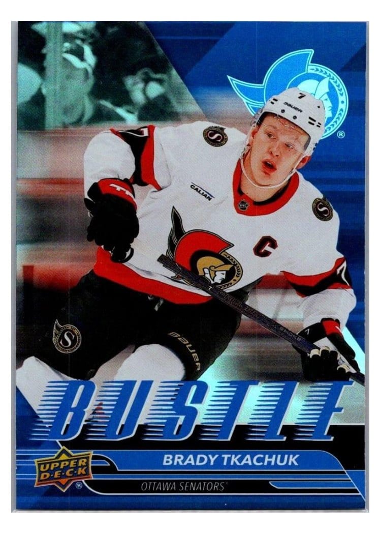 2025-26 Upper Deck Bustle Brady Tkachuk #B-19 card