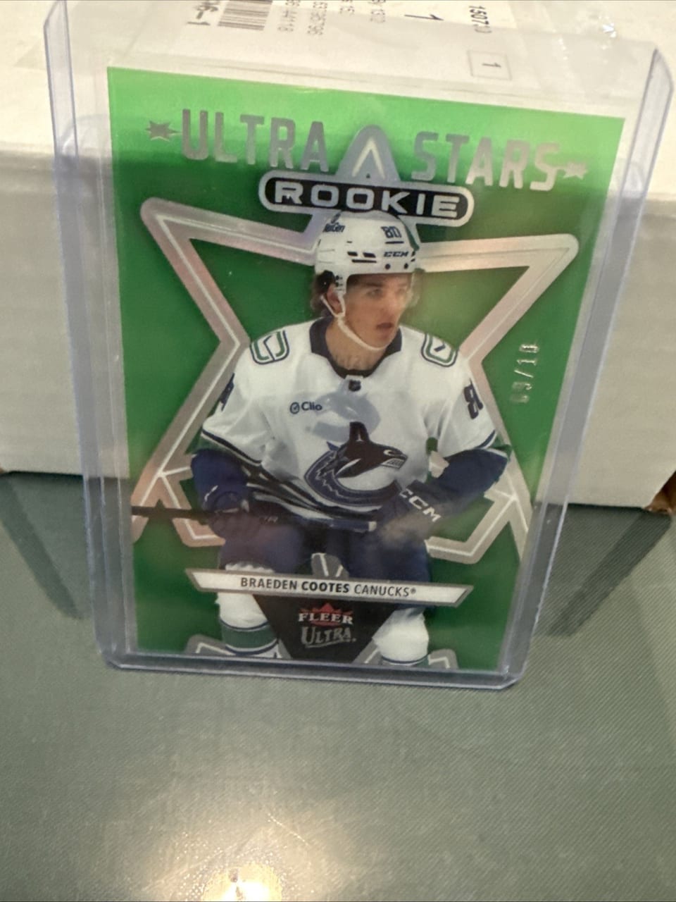 2025-26 Fleer Ultra Ultra Future Stars Braeden Cootes #FST-13 card