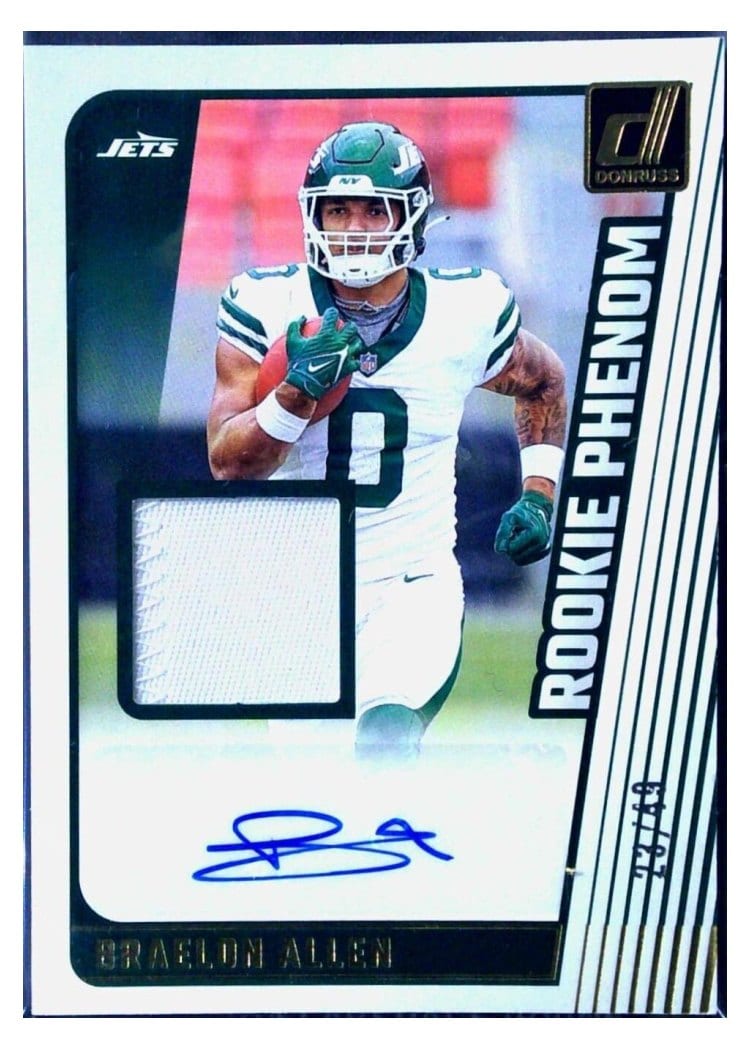 2024 Donruss Rookie Phenom Jersey Autographs Braelon Allen #RJA-BAL card