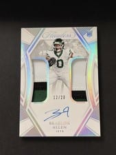 2024 Panini Flawless Rookie Patch Autographs Braelon Allen #12 card