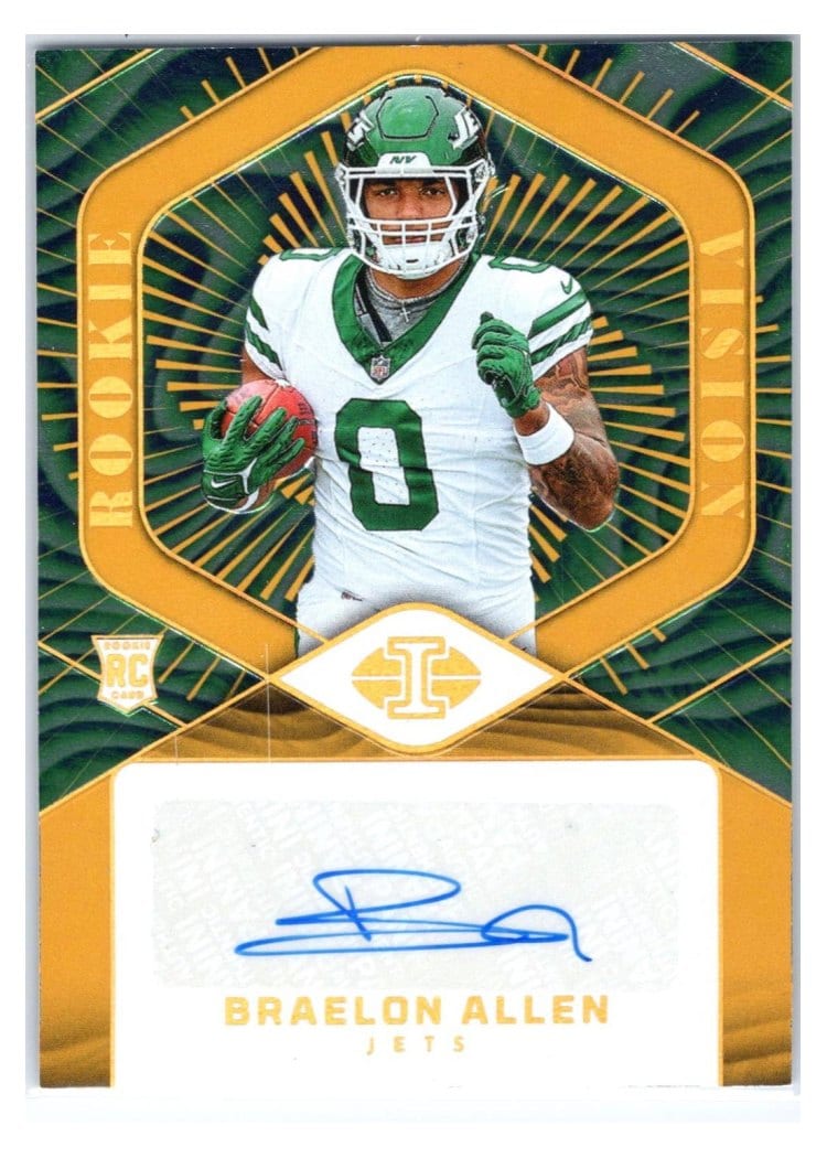 2024 Panini Illusions Rookie Vision Signatures Braelon Allen #17 card