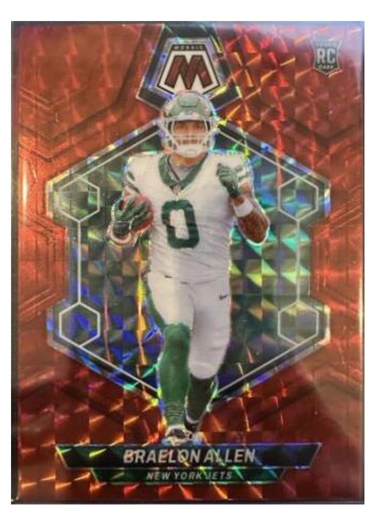 2024 Panini Mosaic Base Set Braelon Allen Red #389 card
