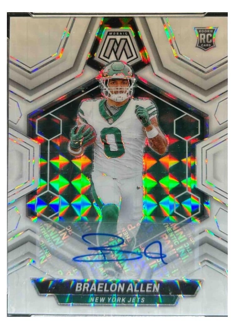 2024 Panini Mosaic Base Set Braelon Allen #389 card