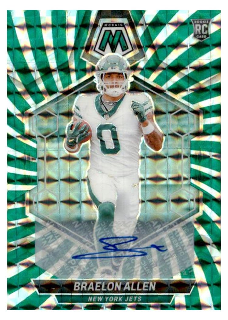 2024 Panini Mosaic Base Set Braelon Allen #389 card