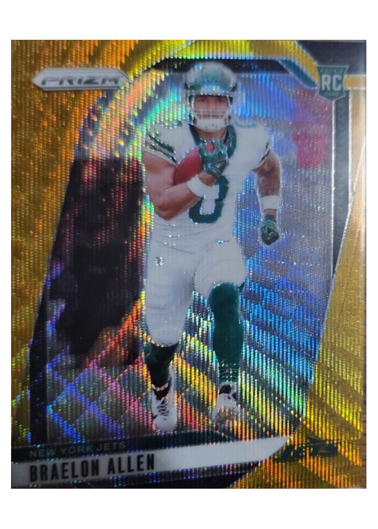 2024 Panini Prizm Base Set Braelon Allen Gold #311 card