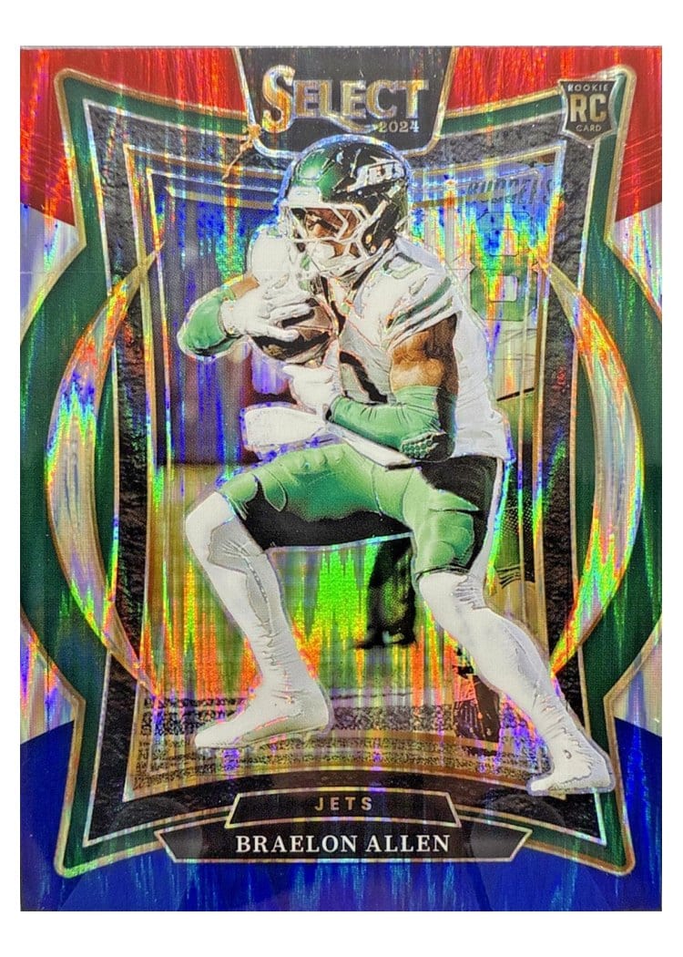 2024 Panini Select Base Set Braelon Allen #10 card