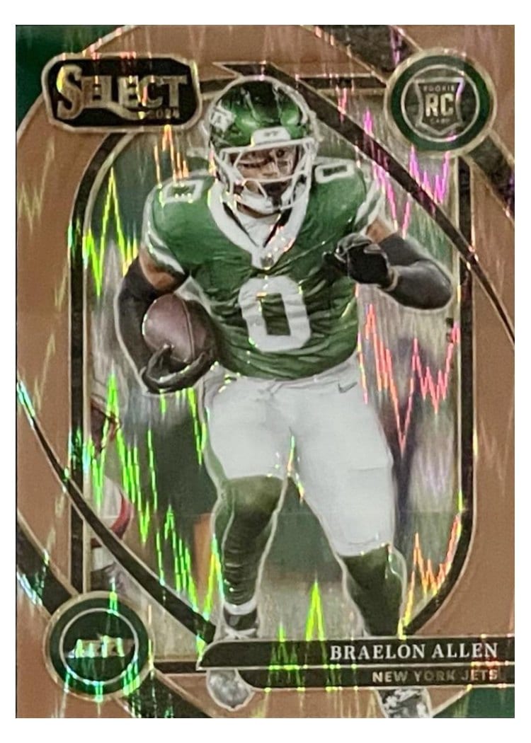 2024 Panini Select Base Set Braelon Allen #10 card