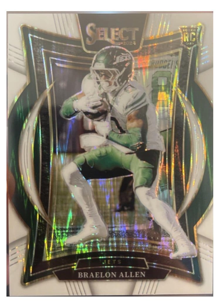 2024 Panini Select Base Set Braelon Allen #10 card