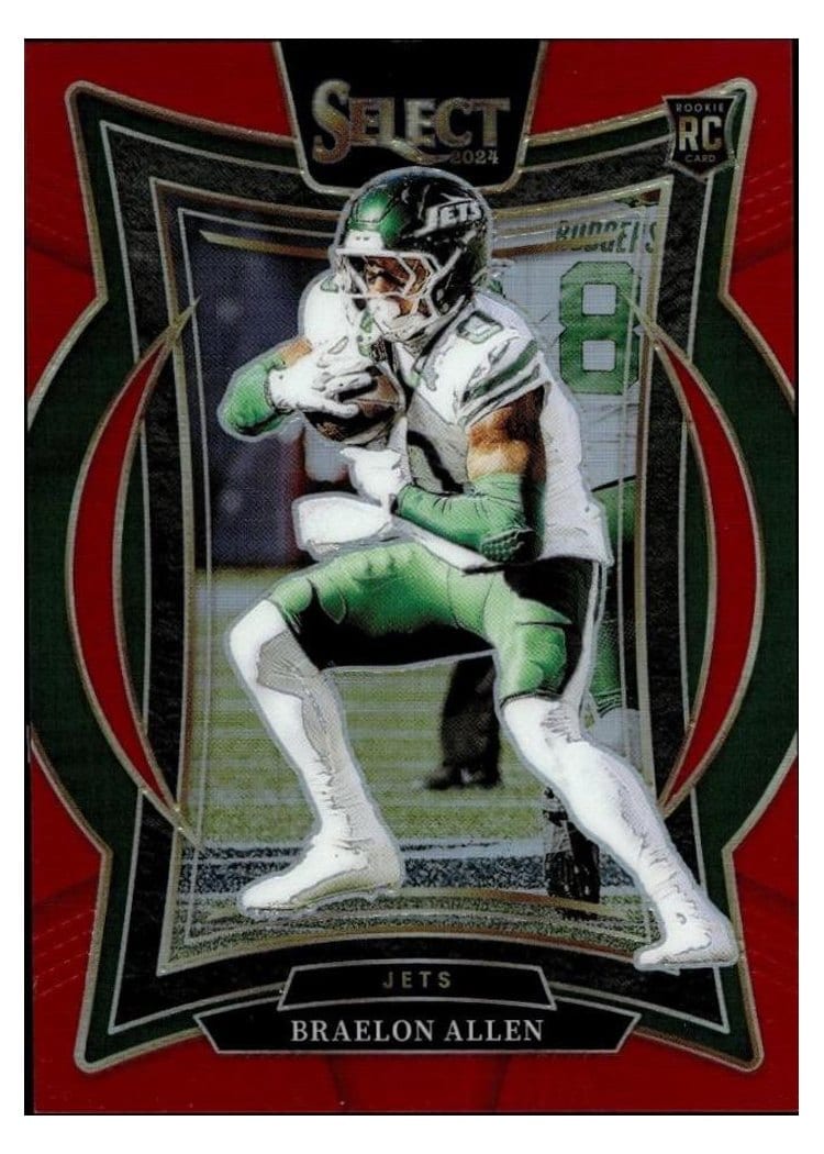 2024 Panini Select Base Set Braelon Allen #10 card