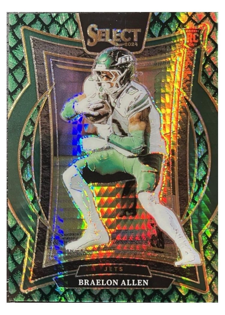 2024 Panini Select Base Set Braelon Allen #10 card