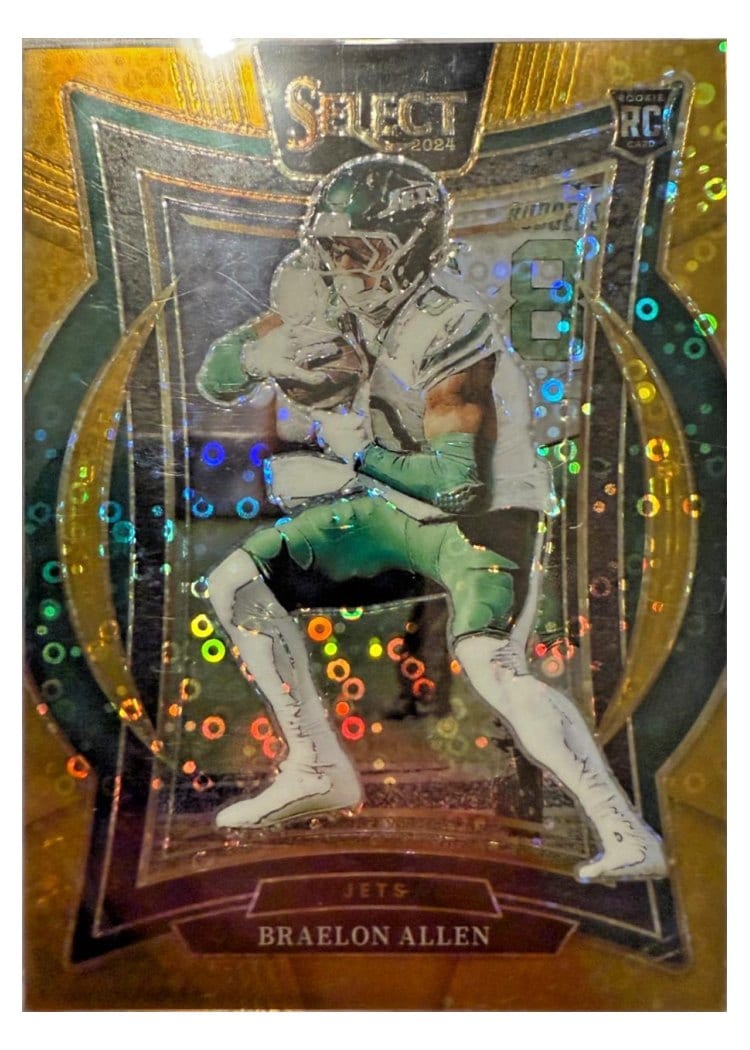2024 Panini Select Base Set Braelon Allen #10 card