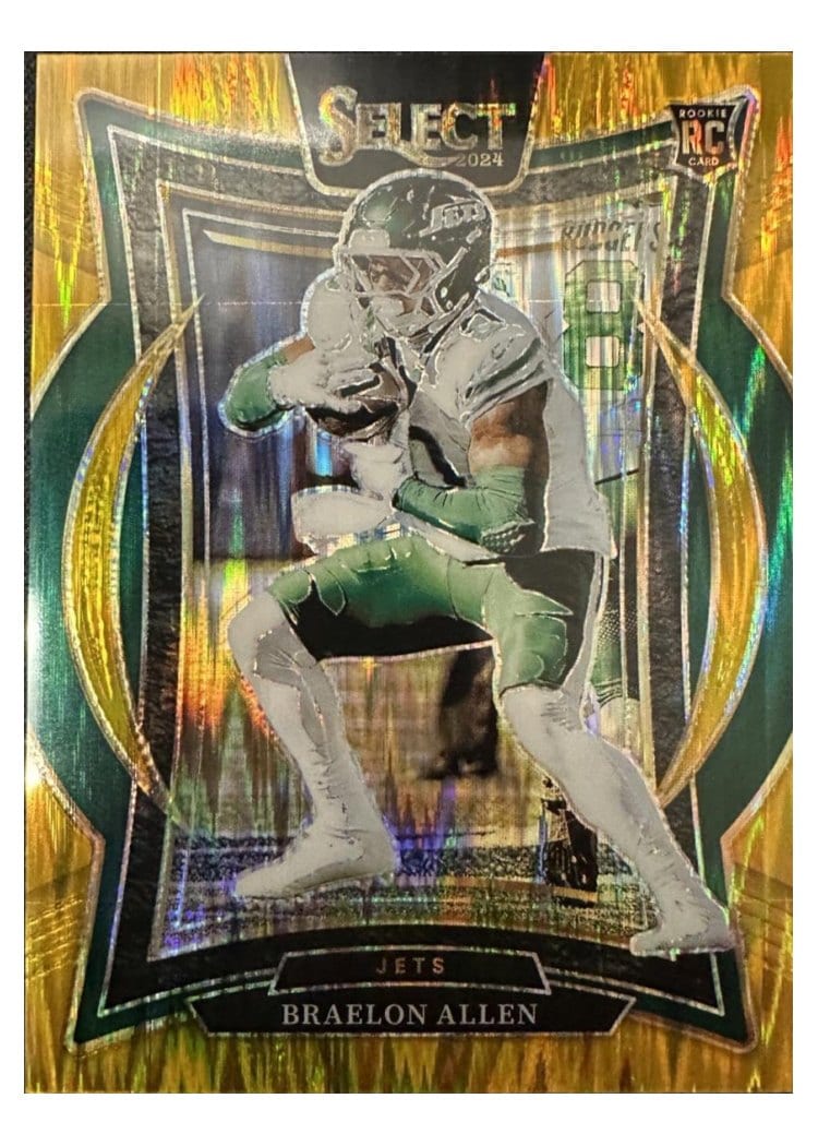2024 Panini Select Base Set Braelon Allen #10 card