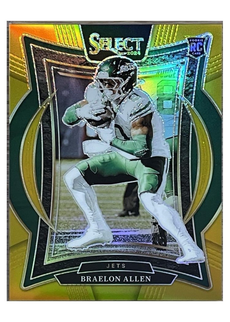 2024 Panini Select Base Set Braelon Allen #10 card