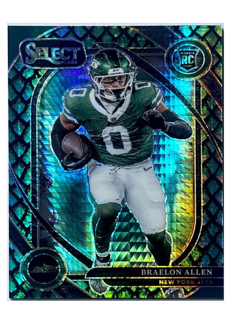 2024 Panini Select Base Set Braelon Allen Dragon Scale Prizm #259 card