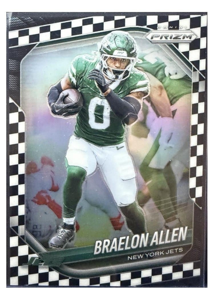 2025 Panini Prizm Base Set Braelon Allen #100 card