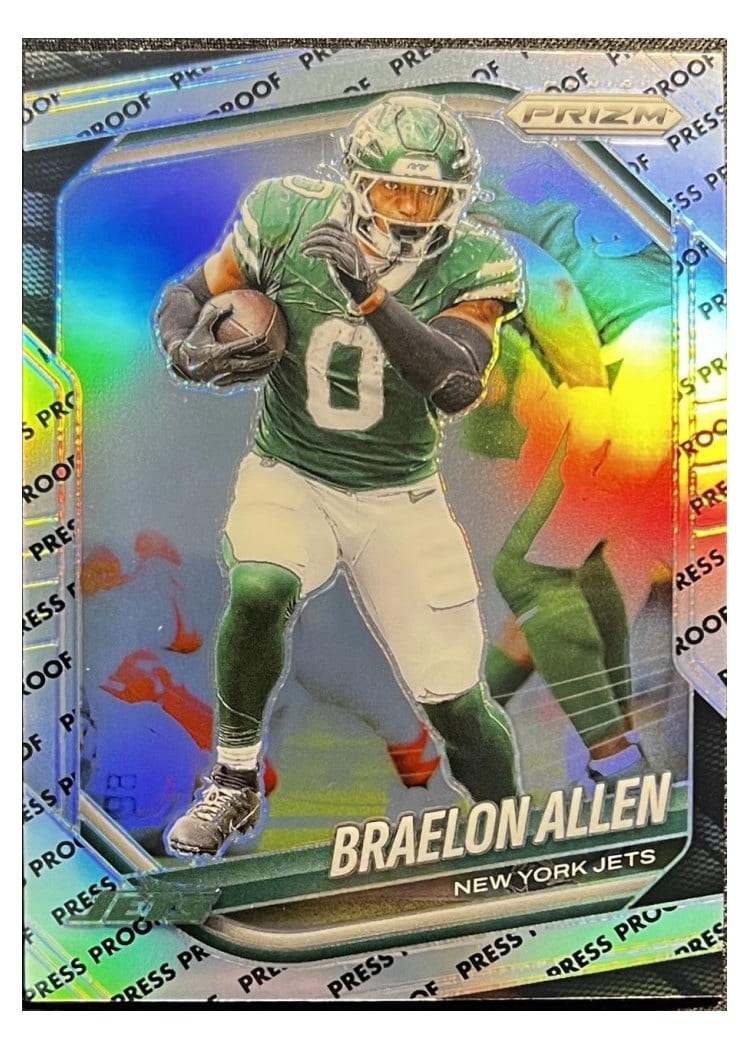 2025 Panini Prizm Base Set Braelon Allen #100 card
