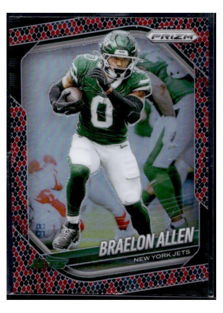 2025 Panini Prizm Base Set Braelon Allen #100 card