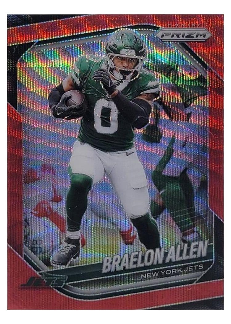 2025 Panini Prizm Base Set Braelon Allen #100 card