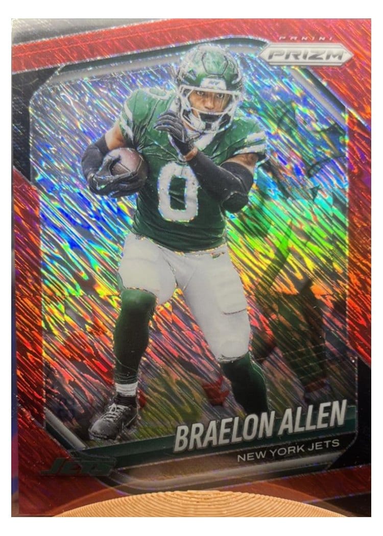 2025 Panini Prizm Base Set Braelon Allen #100 card