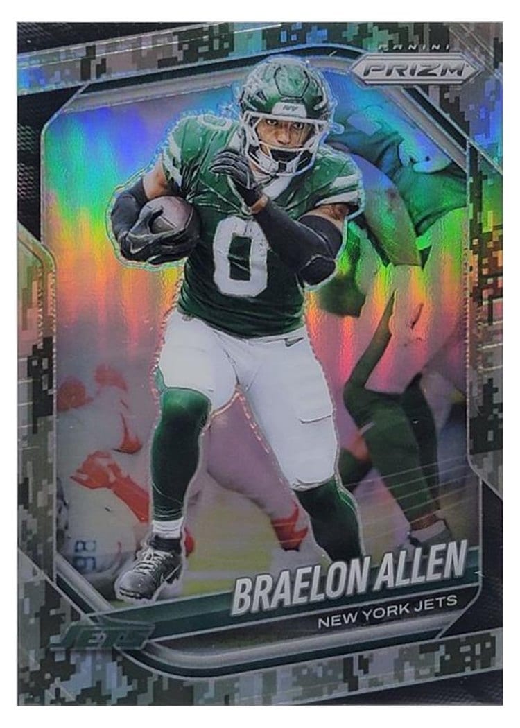 2025 Panini Prizm Base Set Braelon Allen #100 card