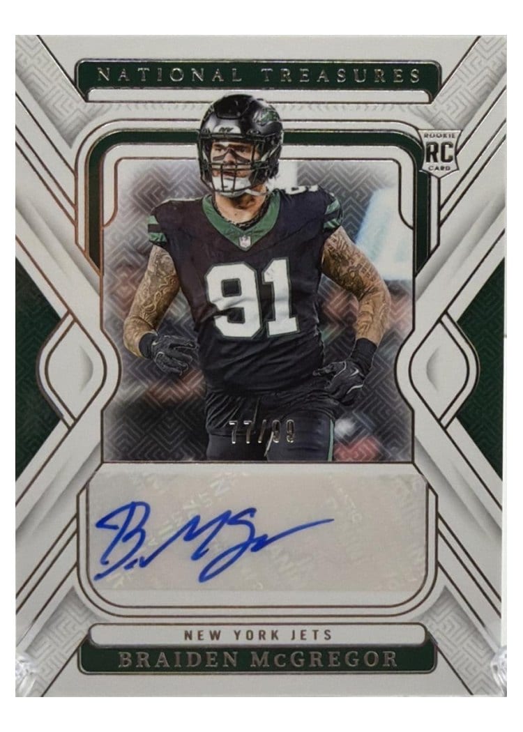 2024 Panini National Treasures Base Set Braiden McGregor #120 card
