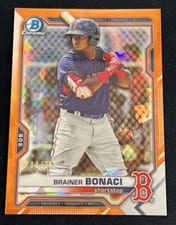 2021 Bowman Draft Sapphire Brainer Bonaci #BDC-54 card