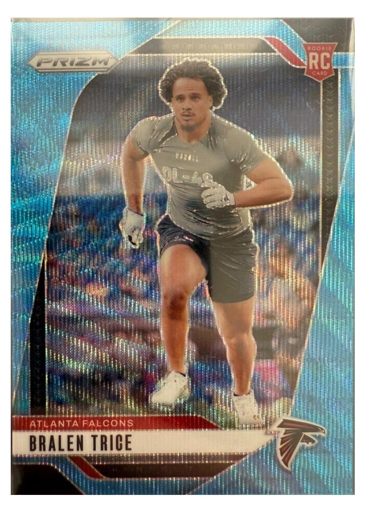 2024 Panini Prizm Base Set Bralen Trice Blue Wave #312 card