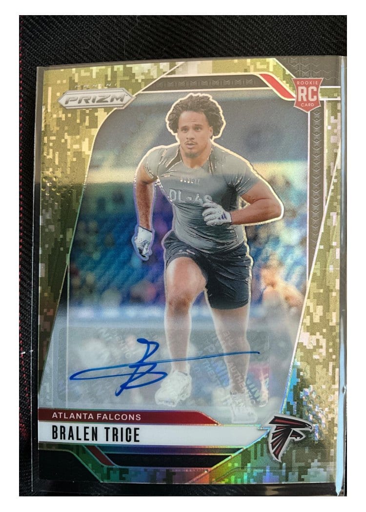 2024 Panini Prizm Base Set Bralen Trice Forest Camo #312 card