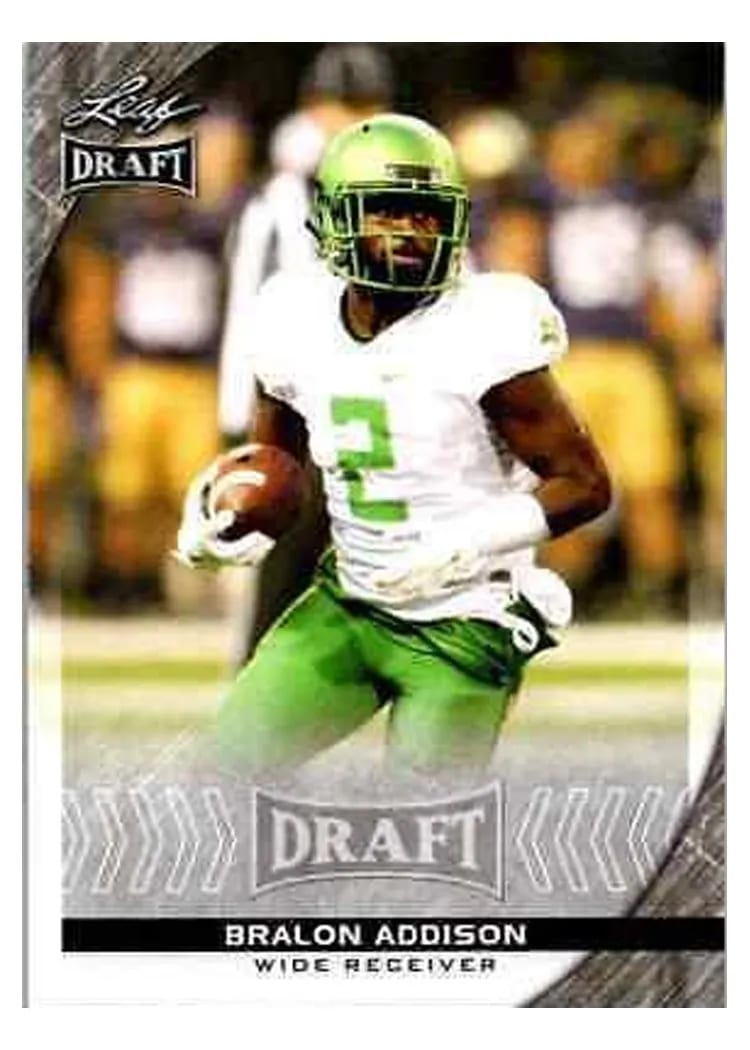 2016 Leaf Draft Bralon Addison #5 card