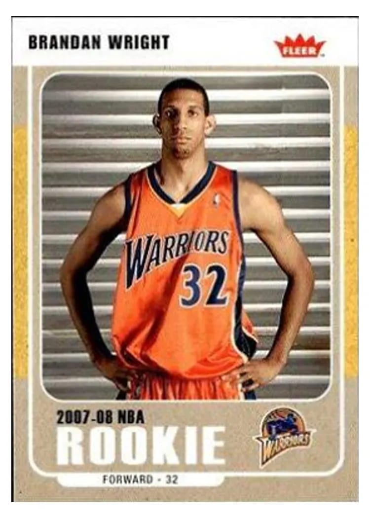2007 Fleer Brandan Wright #231 card