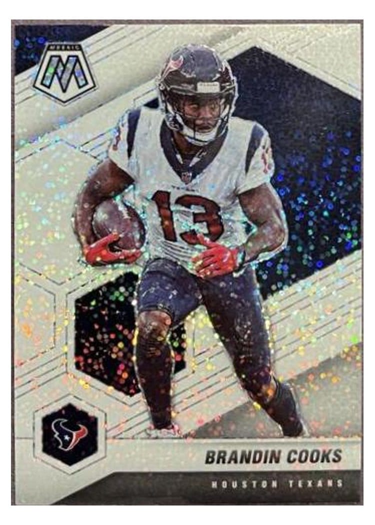 2021 Panini Mosaic Base Set Brandin Cooks White Sparkle #86 card