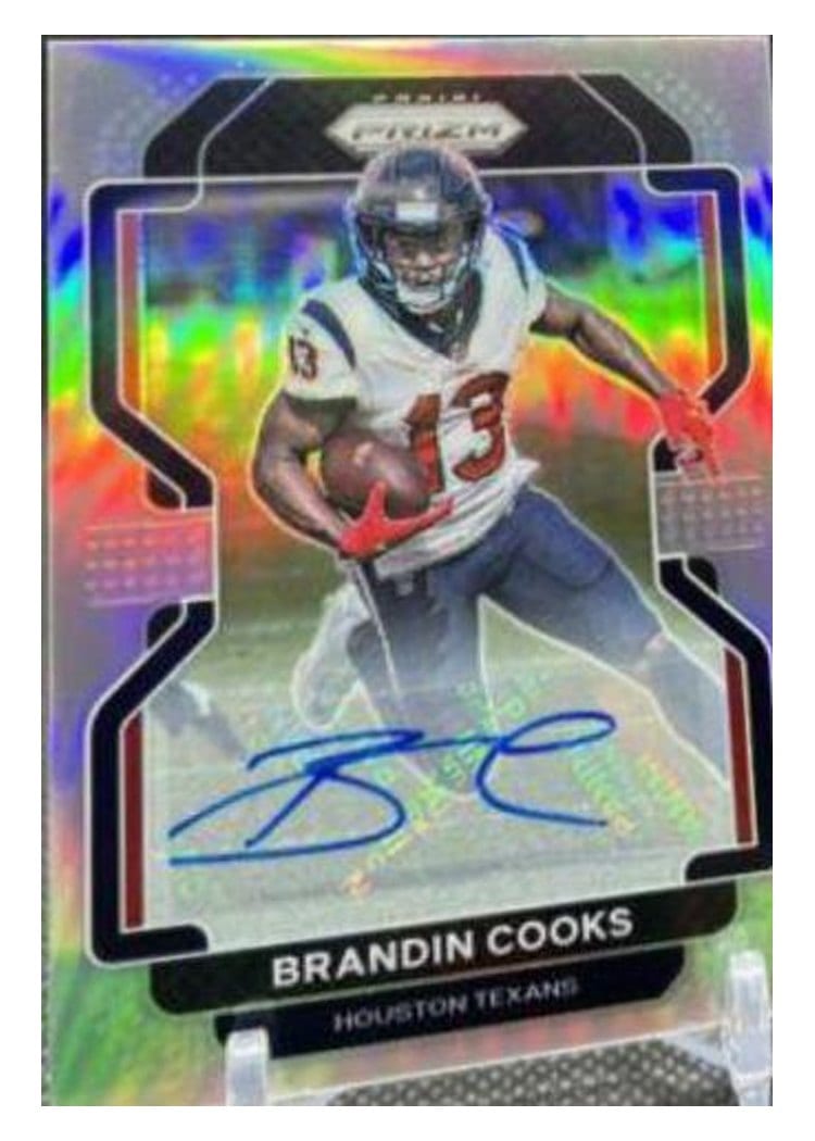 2021 Panini Prizm Base Set Brandin Cooks #32 card