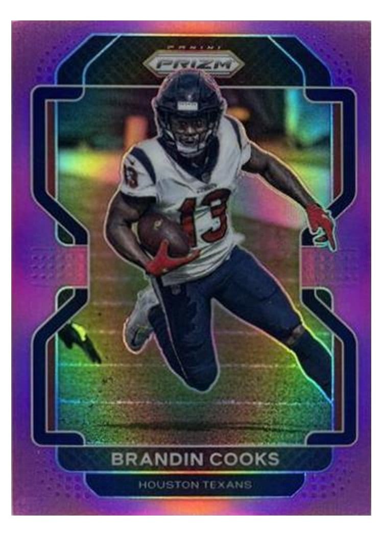 2021 Panini Prizm Base Set Brandin Cooks Pink Prizm #32 card