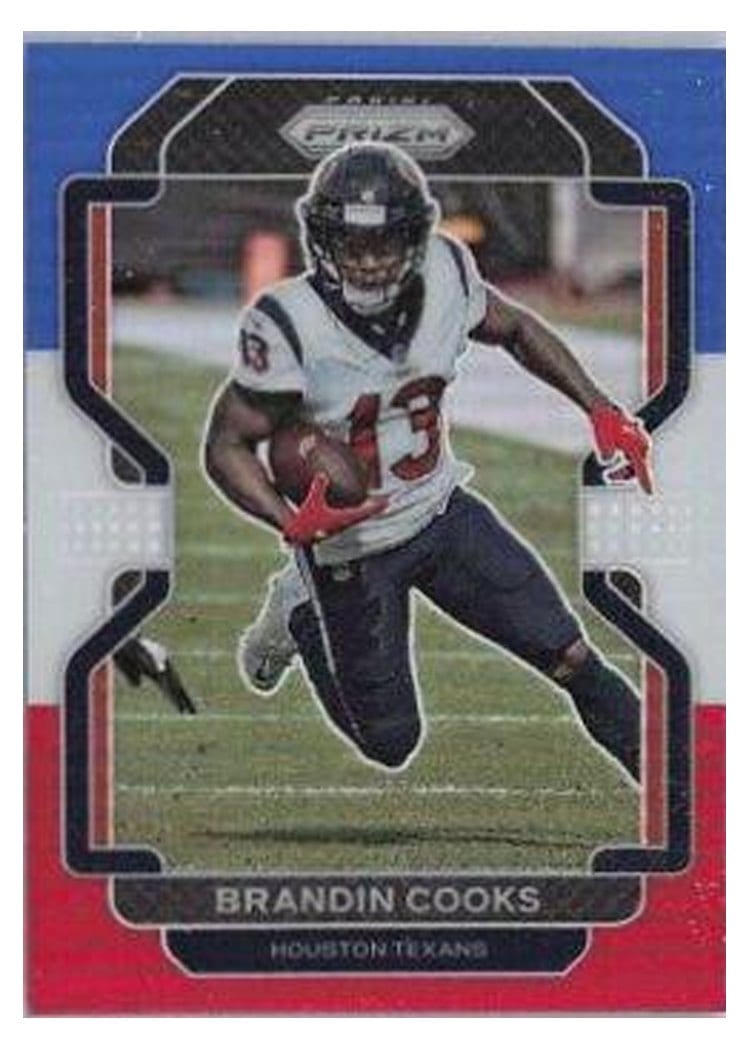 2021 Panini Prizm Base Set Brandin Cooks #32 card
