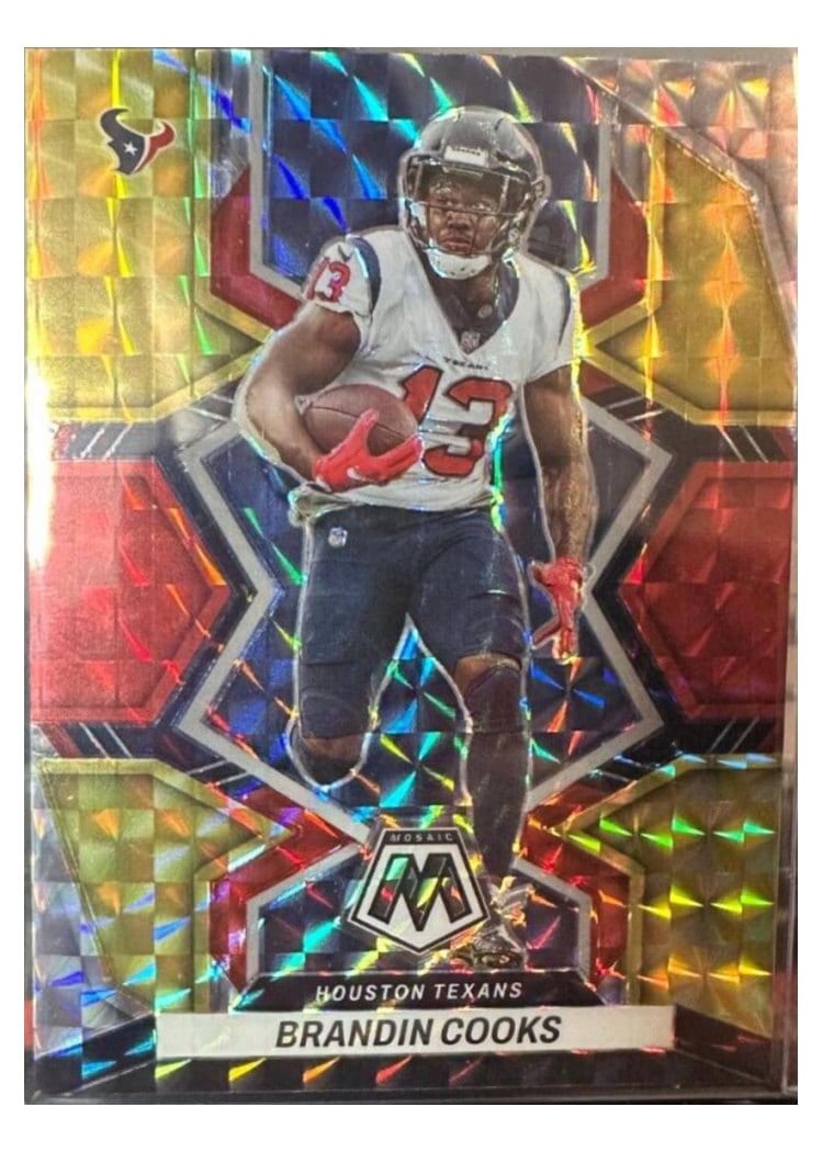 2022 Panini Mosaic Base Set Brandin Cooks #77 card