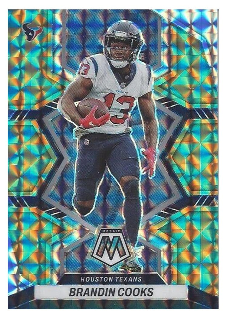 2022 Panini Mosaic Base Set Brandin Cooks Tessellation #77 card