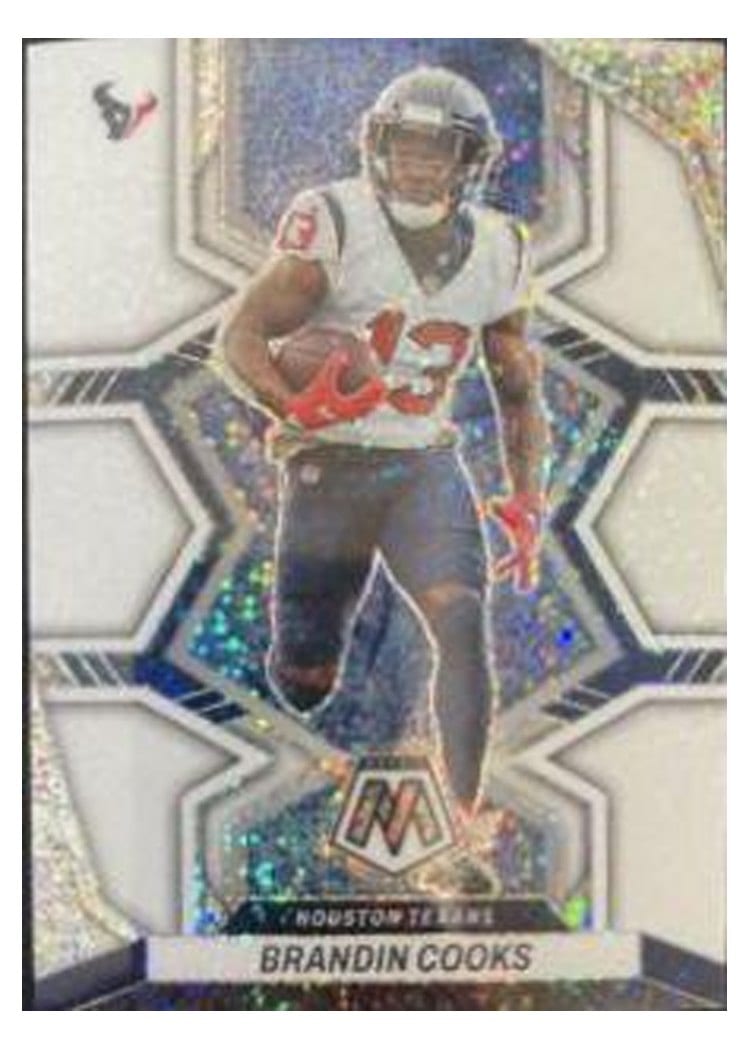 2022 Panini Mosaic Base Set Brandin Cooks #77 card