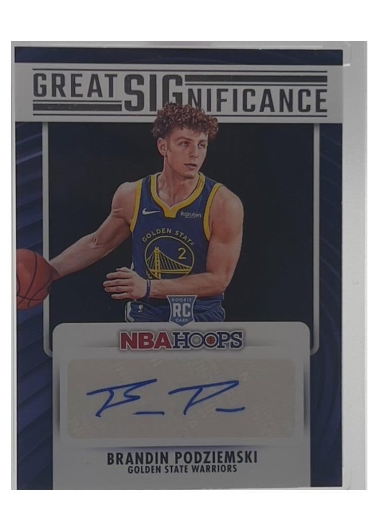 2023-24 Hoops Great SIGnificance Brandin Podziemski #GS-POD card