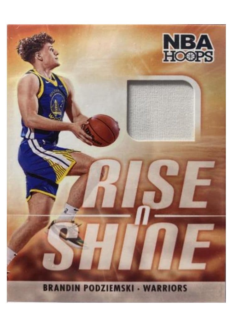 2023-24 Hoops Rise n Shine Brandin Podziemski #RS-POD card