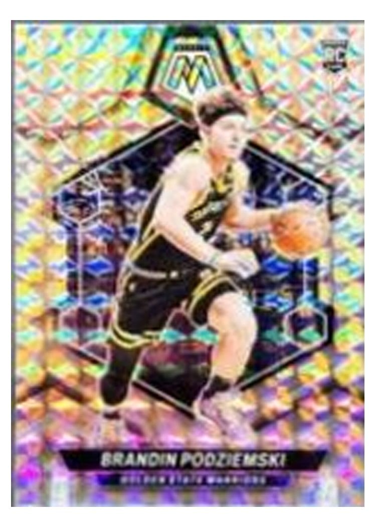 2023-24 Panini Mosaic Base Set Brandin Podziemski #245 card